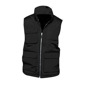 Kariban Mens Quilted Casual Outdoor Full Zip Bodywarmer/Gilet/Vest Jacket / Blac